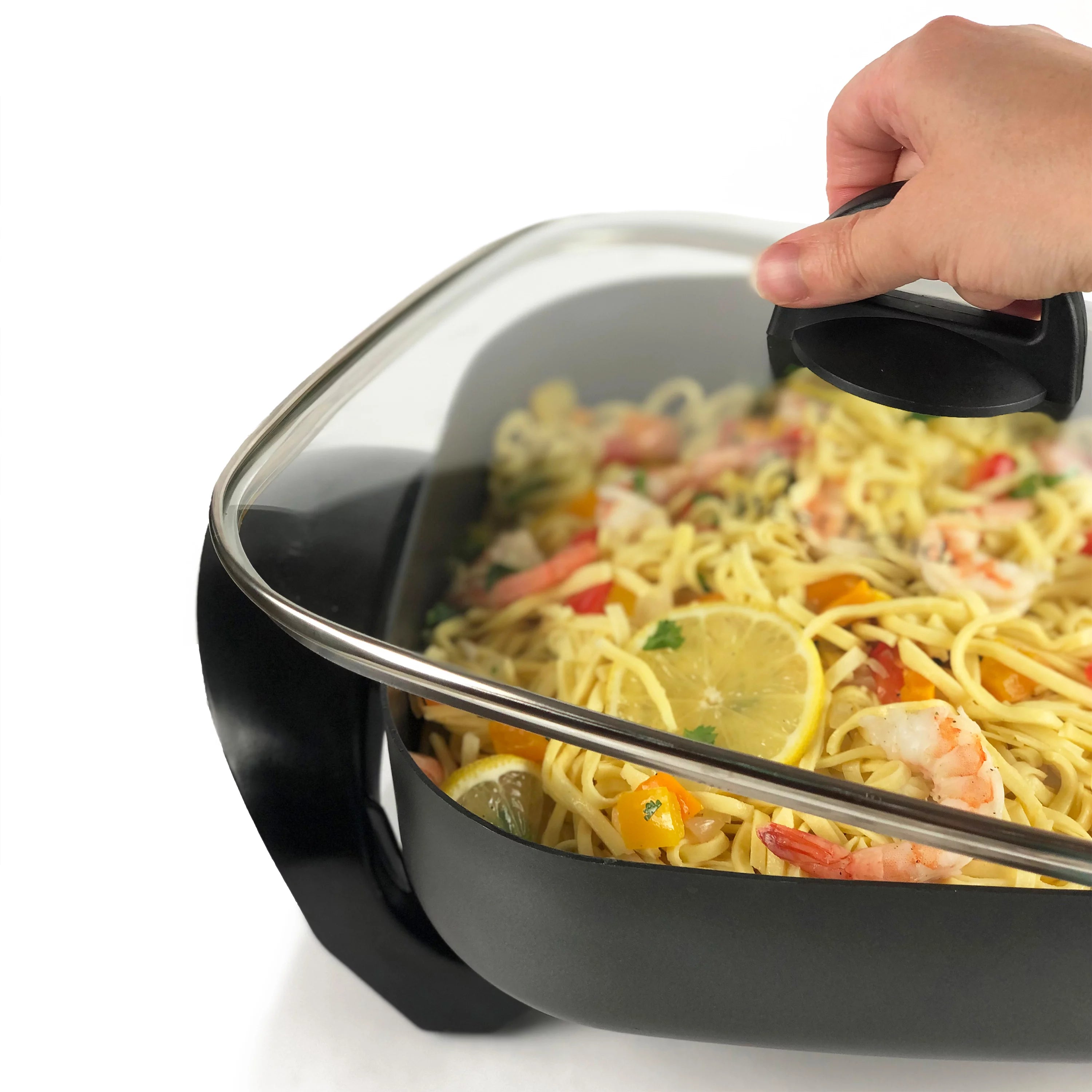 Electric Skillet with Nonstick Coating, 12-Inch C277838