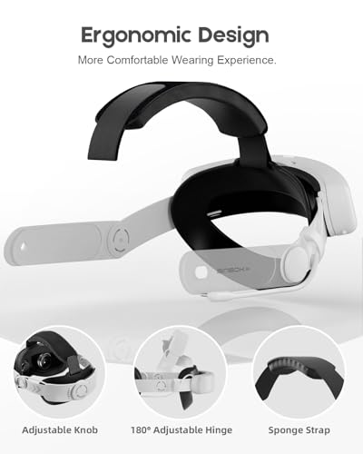 Head Strap with Dual Fast Charging Battery Pack for VR Headset M25322