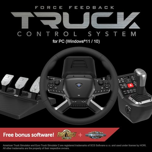 Truck Control System with Force Feedback Steering Wheel, Shifter & Pedals L66491