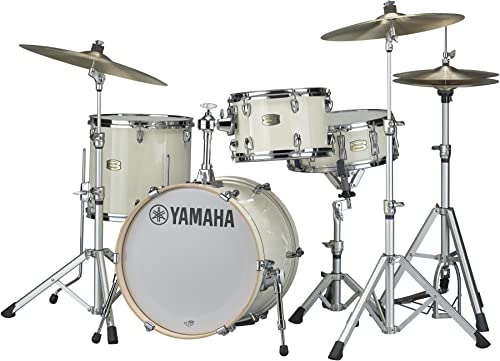Yamaha Stage Custom Birch 5pc Shell Pack with a 22" Kick 14” Snare Drum in Matte Surf Green for Students and Working Drummers (SBP2F50MSG)