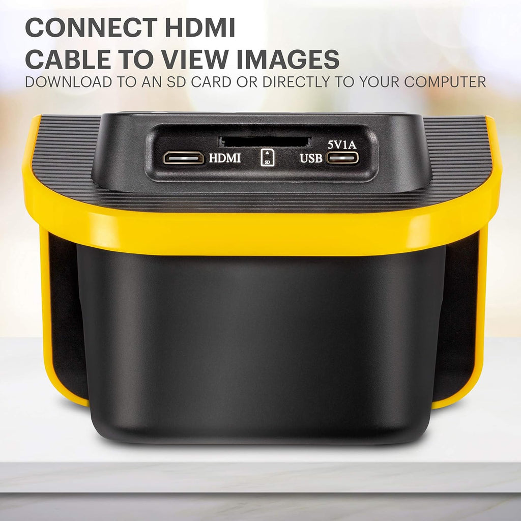 Film and Slide Scanner with 5" LCD Screen, Converts 35mm 126 110 Negatives and Slides to 22MP JPEG S414608