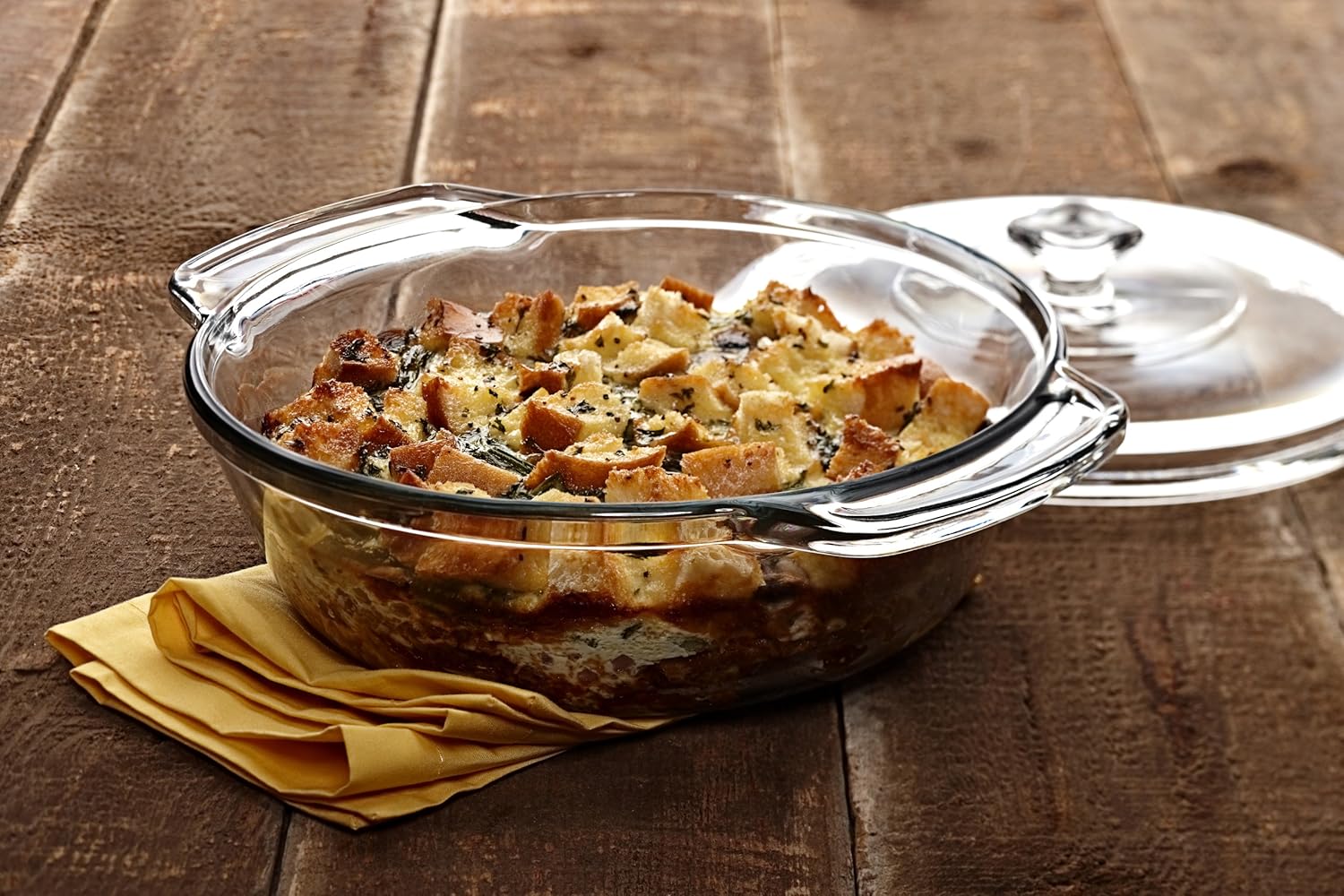 Glass Casserole Dish, 2 Quart R739589