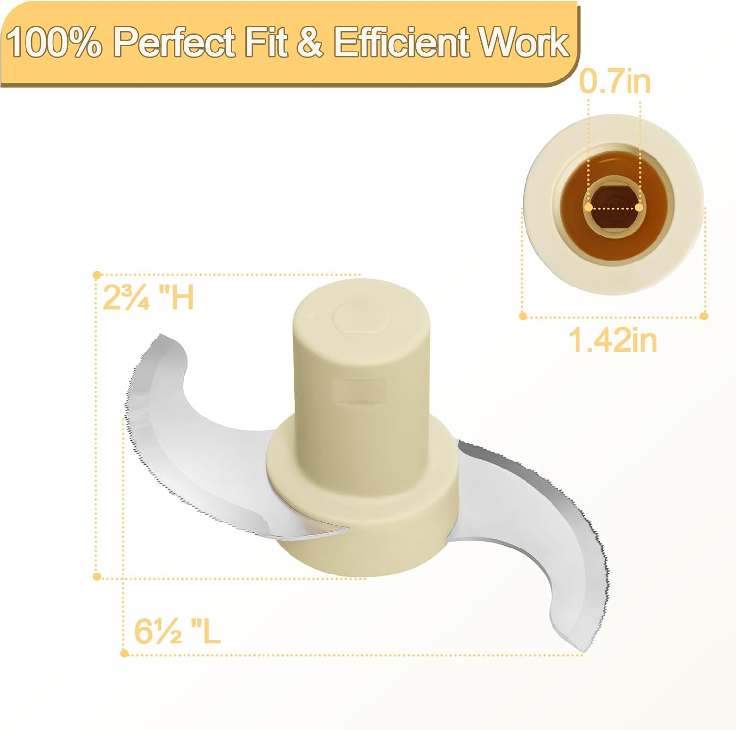 Stainless Steel Chopping Blade for 14 Cup Food Processor X12464