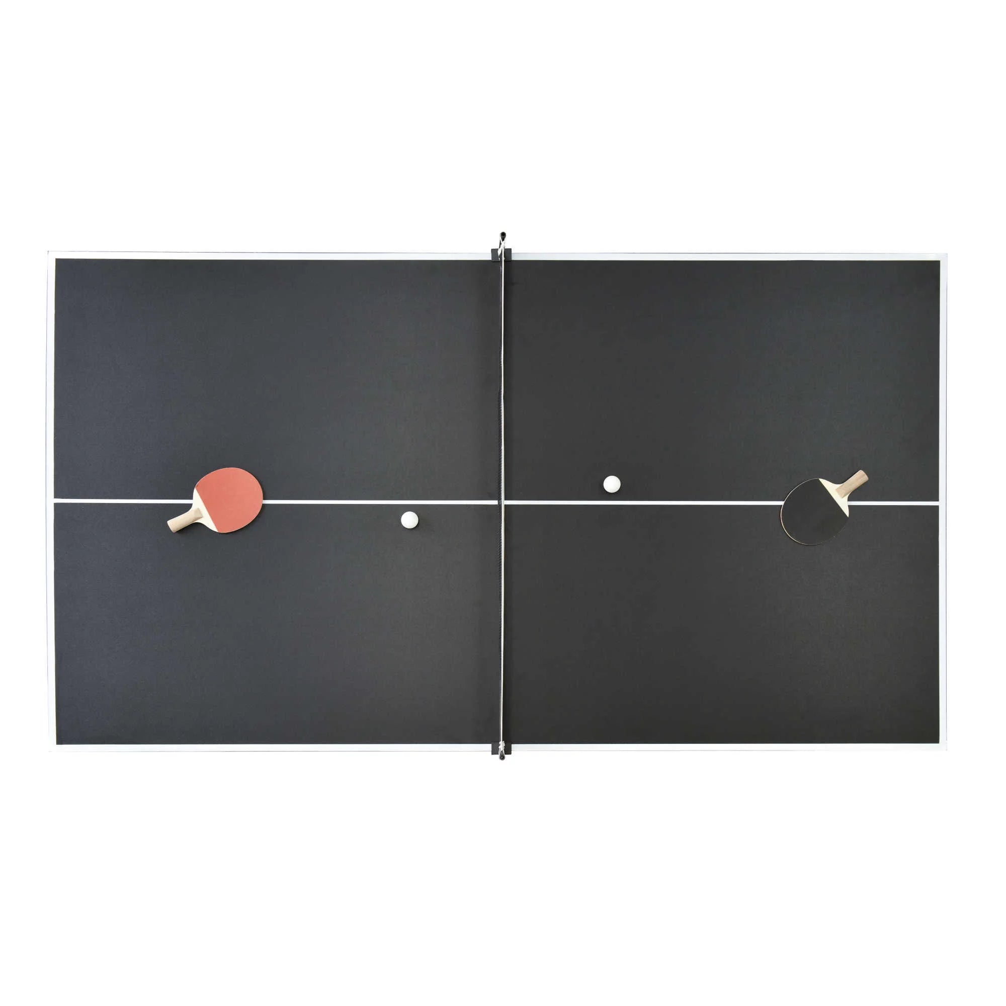 7-ft Pool Table Combo Set with Benches, Rustic Gray G46451