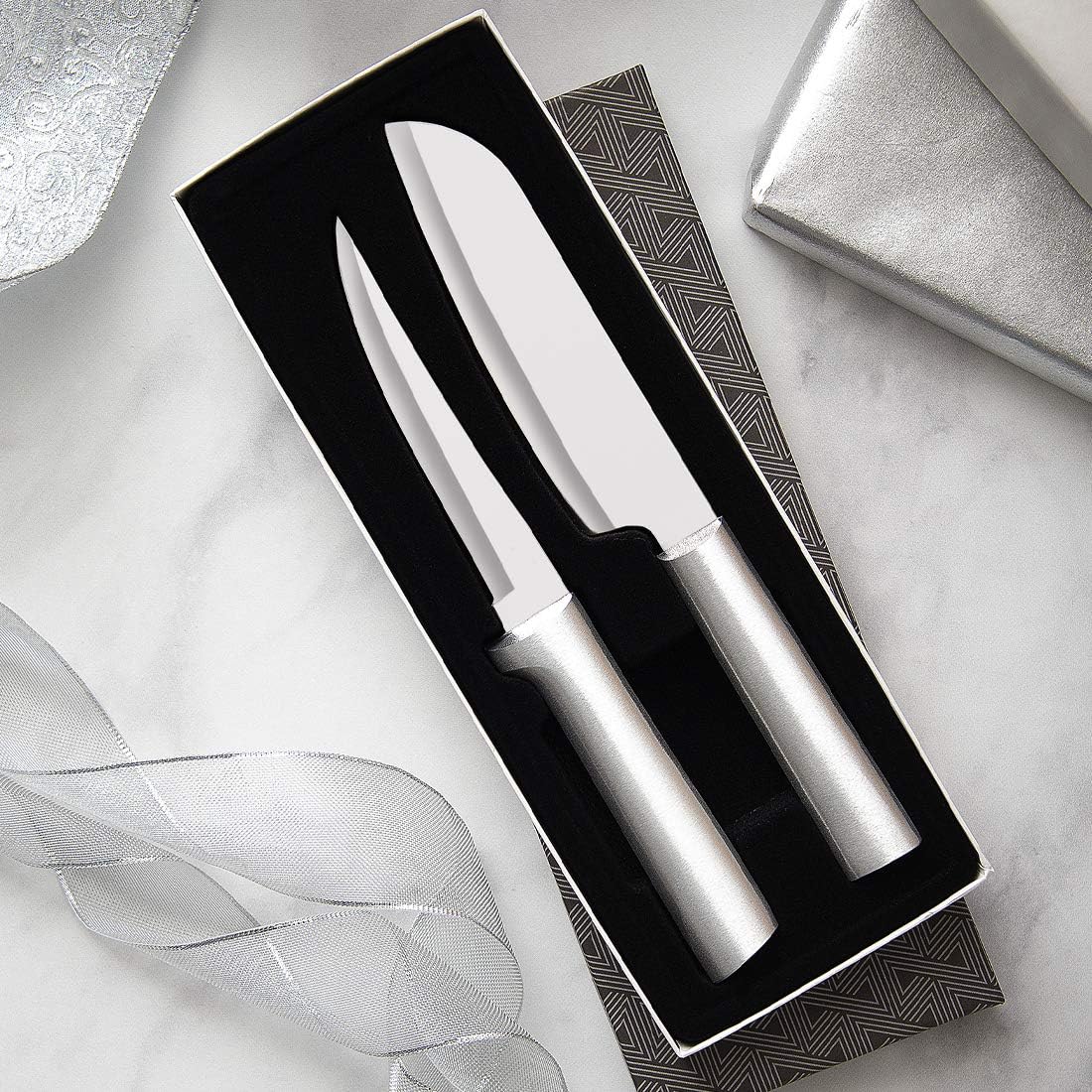 Two Piece Stainless Steel Knife Gift Set, 8 Inches R568