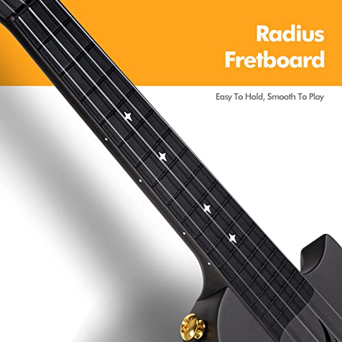 Carbon Fiber Travel Ukulele 23 Inch with Beginner Kit U514