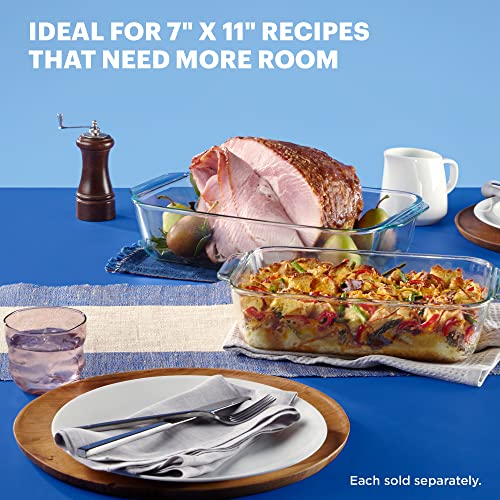 Deep Glass Baking Dish with Plastic Lid, 8x8 V430479