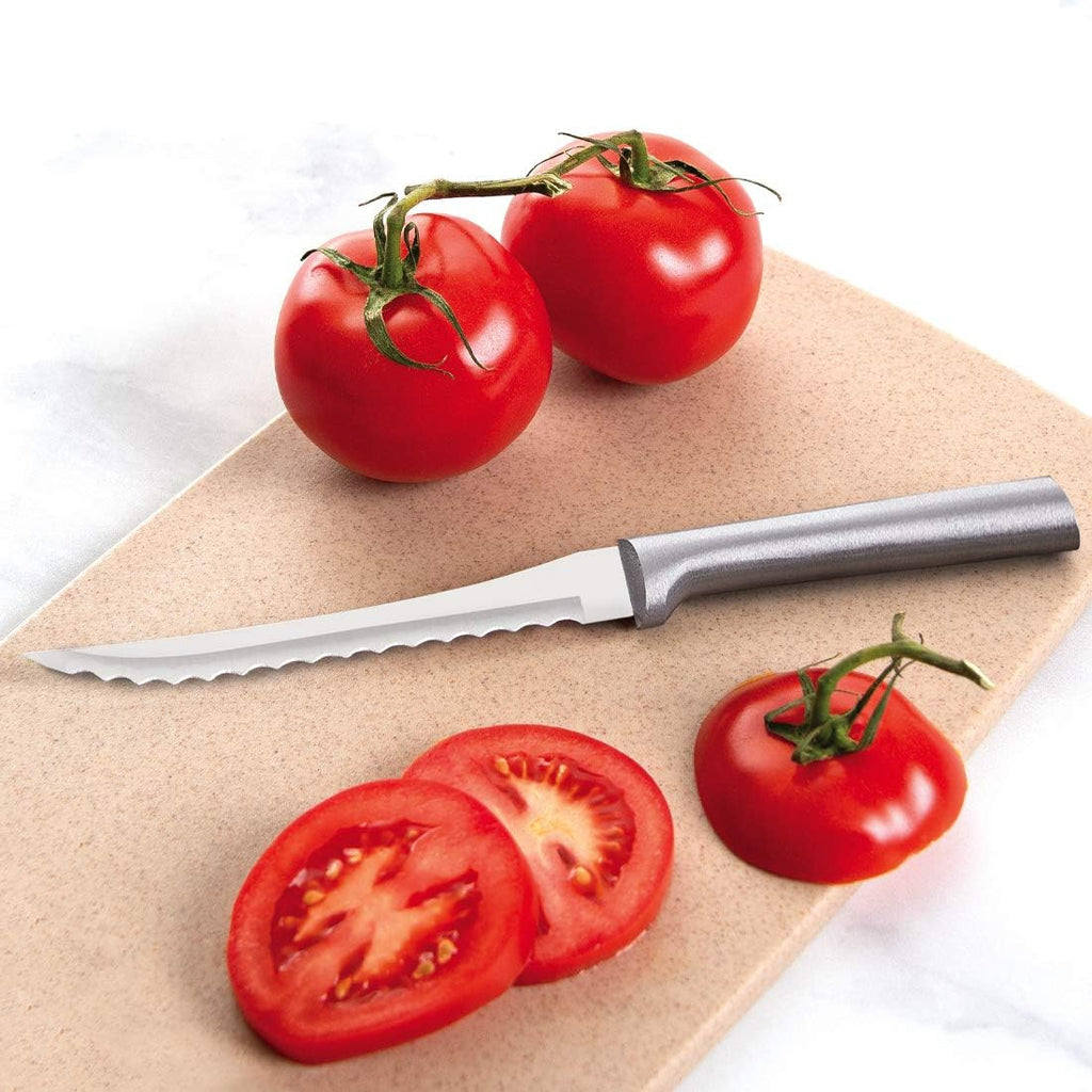 Stainless Steel 3-Piece Knife Set with Brushed Aluminum Handle V208