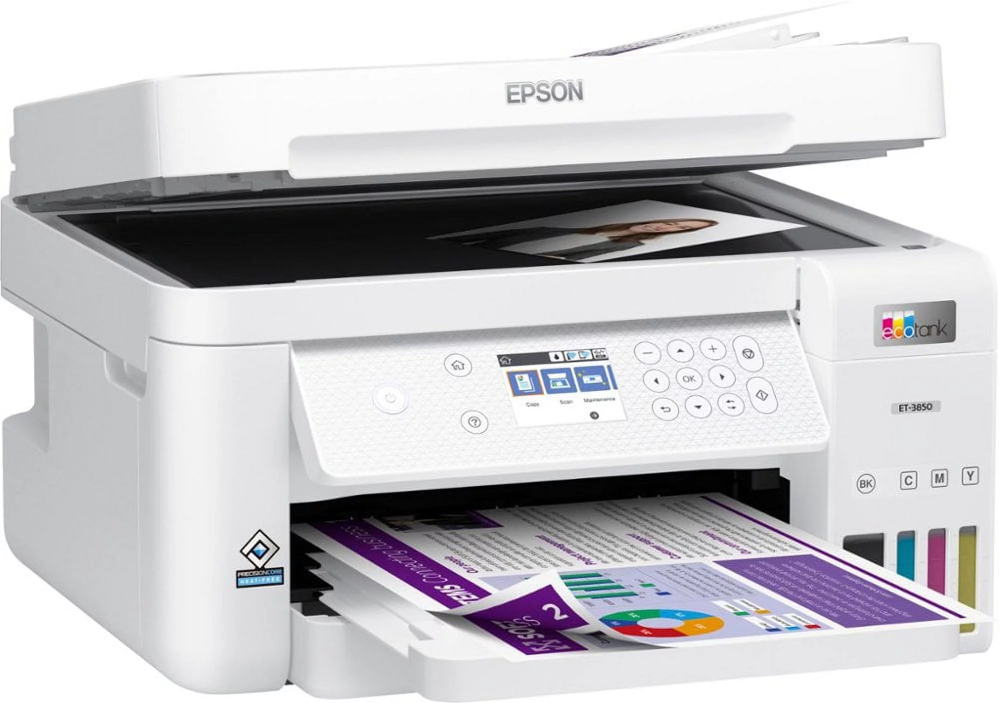 All-in-One Inkjet Printer with Scanner and Copier, White P6056