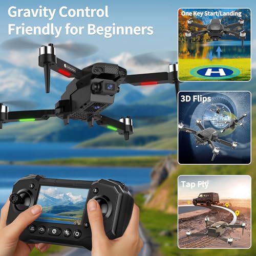 Drone with Camera for Adults, 1080P HD, Brushless Motors, Stable Hover C19441