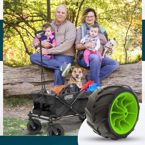 Heavy Duty Solid Tire Wheel for All-Terrain Wagons & Garden Carts A64280