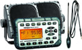 Jensen JHD910PKG Package - Includes JHD910 Waterproof Mini AM/FM/WB/Stereo, Pair of 3.5" Waterproof Mini Speakers and Top Side Rubber Antenna - ATV/UTV