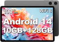 Tablet TECLAST 10 inch Android 14 Tablet, P30T 10GB RAM 128GB ROM 1TB TF Tablets for Kids Adults WiFi 5G/2.4G, Octa Core, 1280*800 HD, Bluetooth 5.4, Google GMS, 2MP+5MP Dual Camera