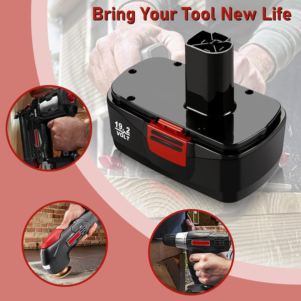 19.2V Ni-Mh Replacement Battery for Cordless Drills F416061