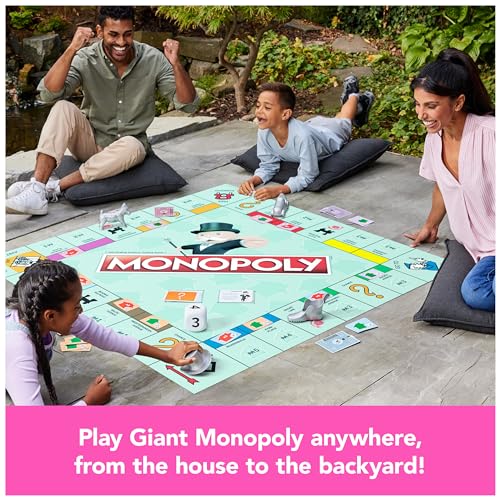 Giant Edition Family Board Game with Oversized Gameboard Cards Spinner U7841