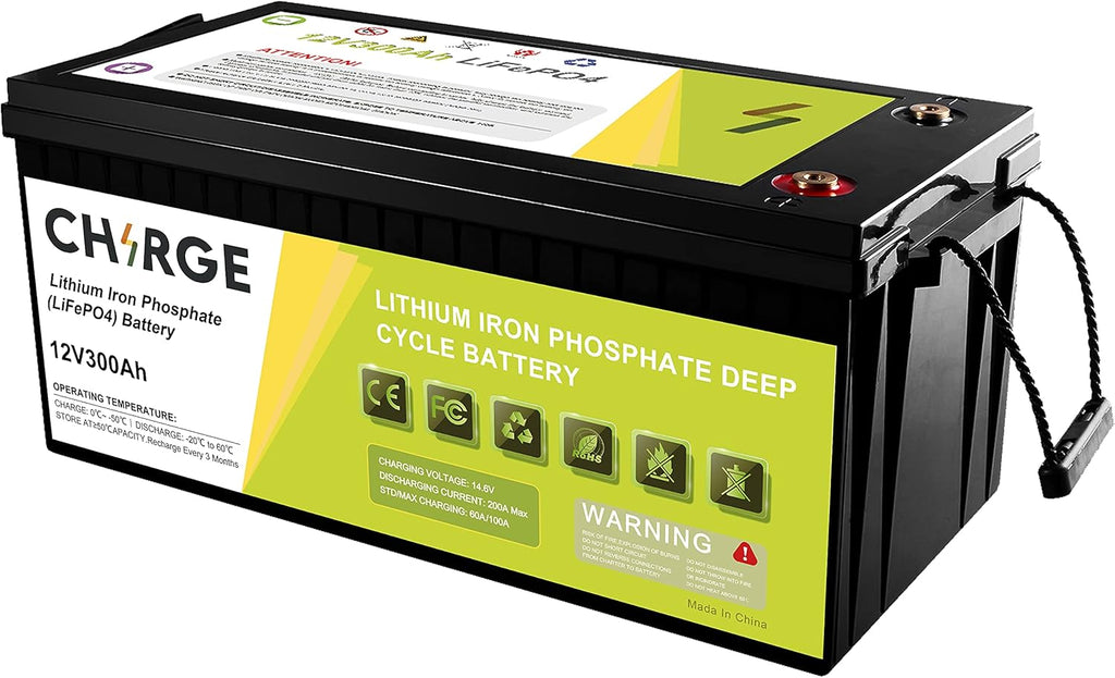 12V 100Ah LiFePO4 Battery with Built-in BMS for RV, Home Energy Storage and Off-Grid I29606
