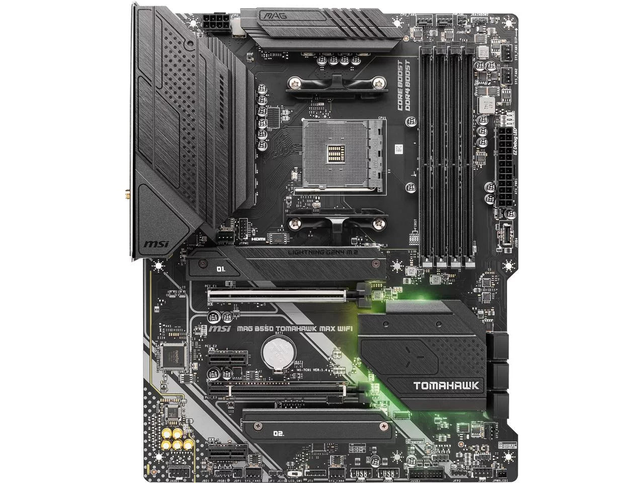 Gaming Motherboard AMD AM4 DDR4 PCIe 4.0 ATX Wi-Fi 6E Y313