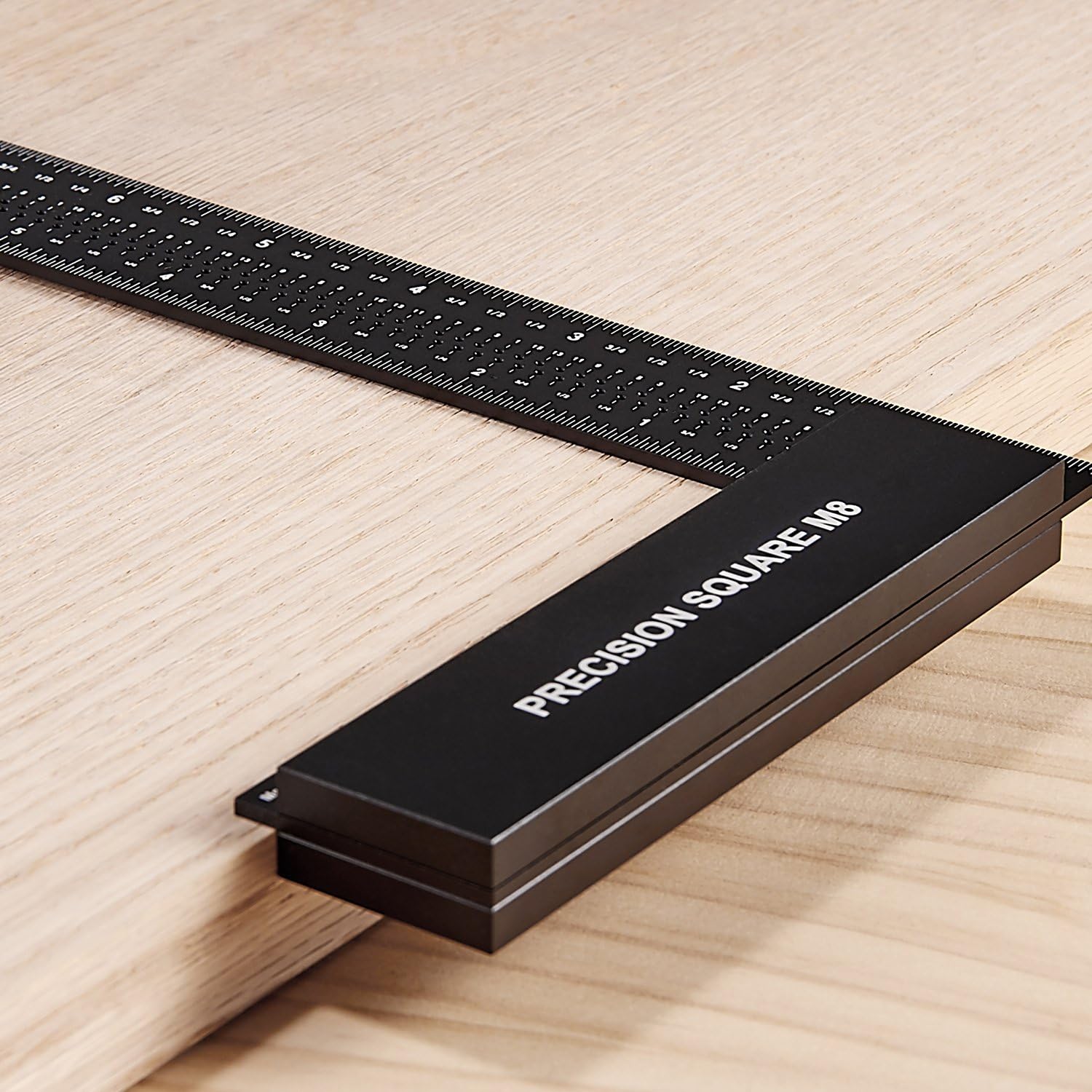 12-inch Precision Square Ruler for Woodworking Marking and Measuring R781715