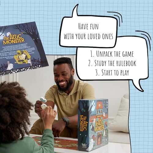 Family Board Game for Kids and Parents, Ages 8+, 2-4 Players P1997