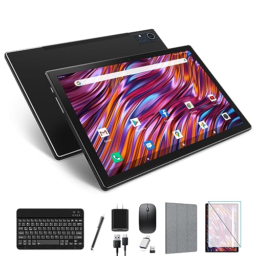 Android 13 Tablet, 10.1 inch, 128GB, 8000mAh Battery, Keyboard Included Z101267