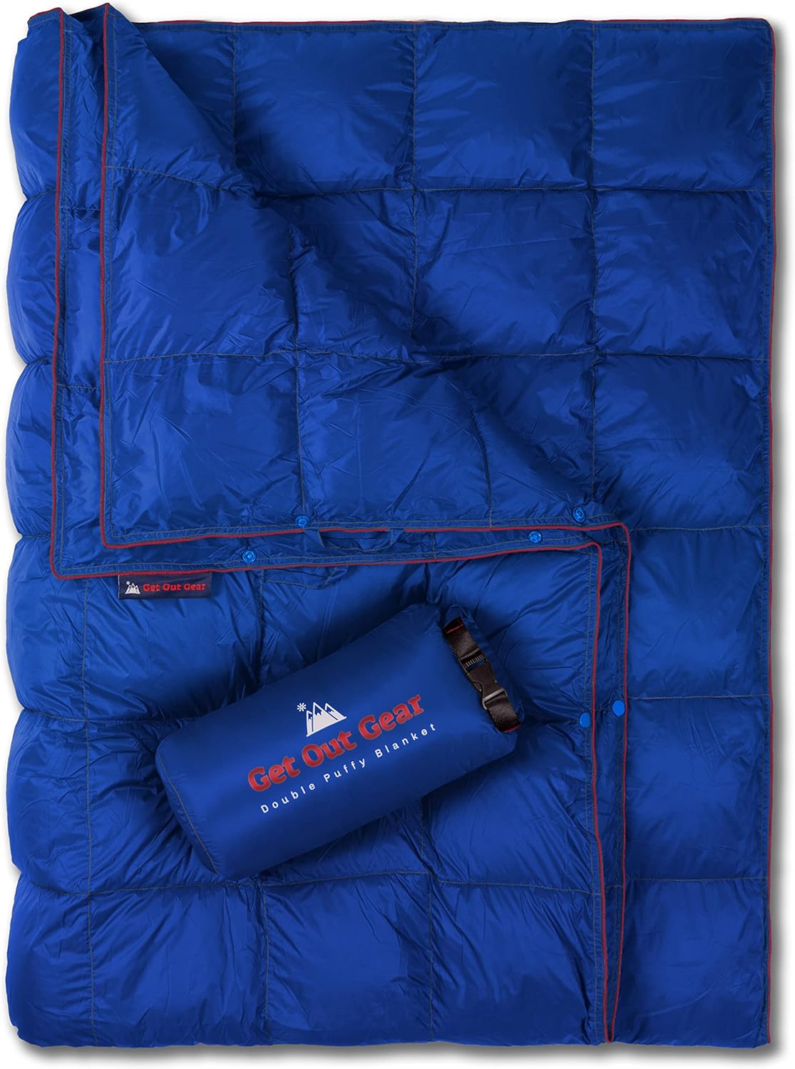 Double Puffy Camping Blanket - Packable, Lightweight, Water-Resistant Z5138