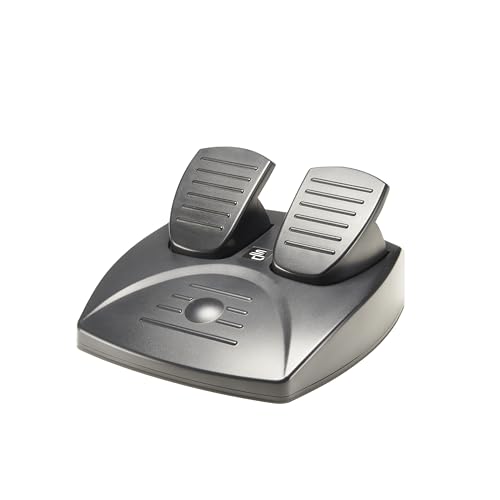 Steering wheel with pedals and gearshift paddles for Switch, PS4, Xbox, PC K22022