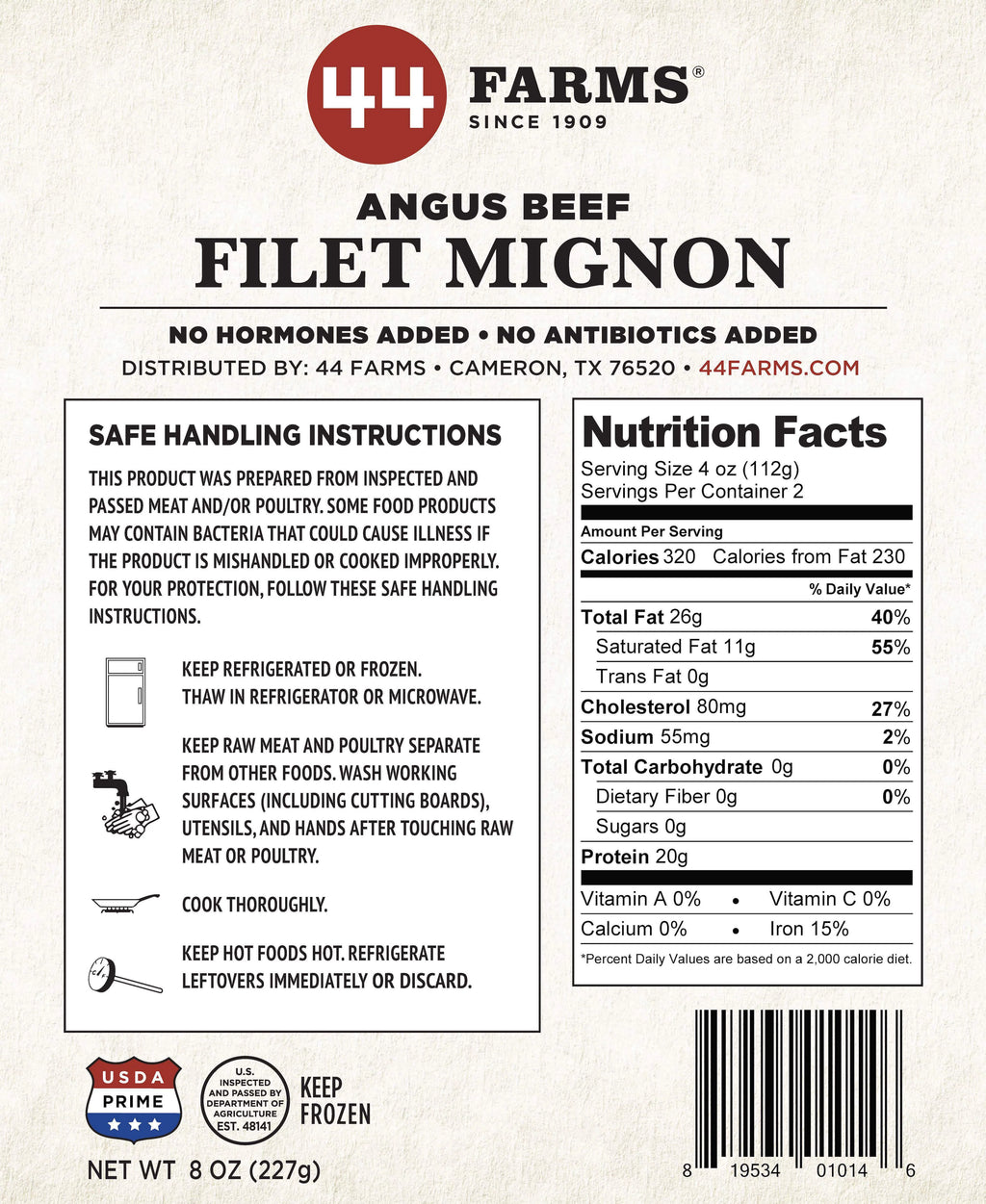 Angus Steaks Prime Pairing, 5 Steaks P4619