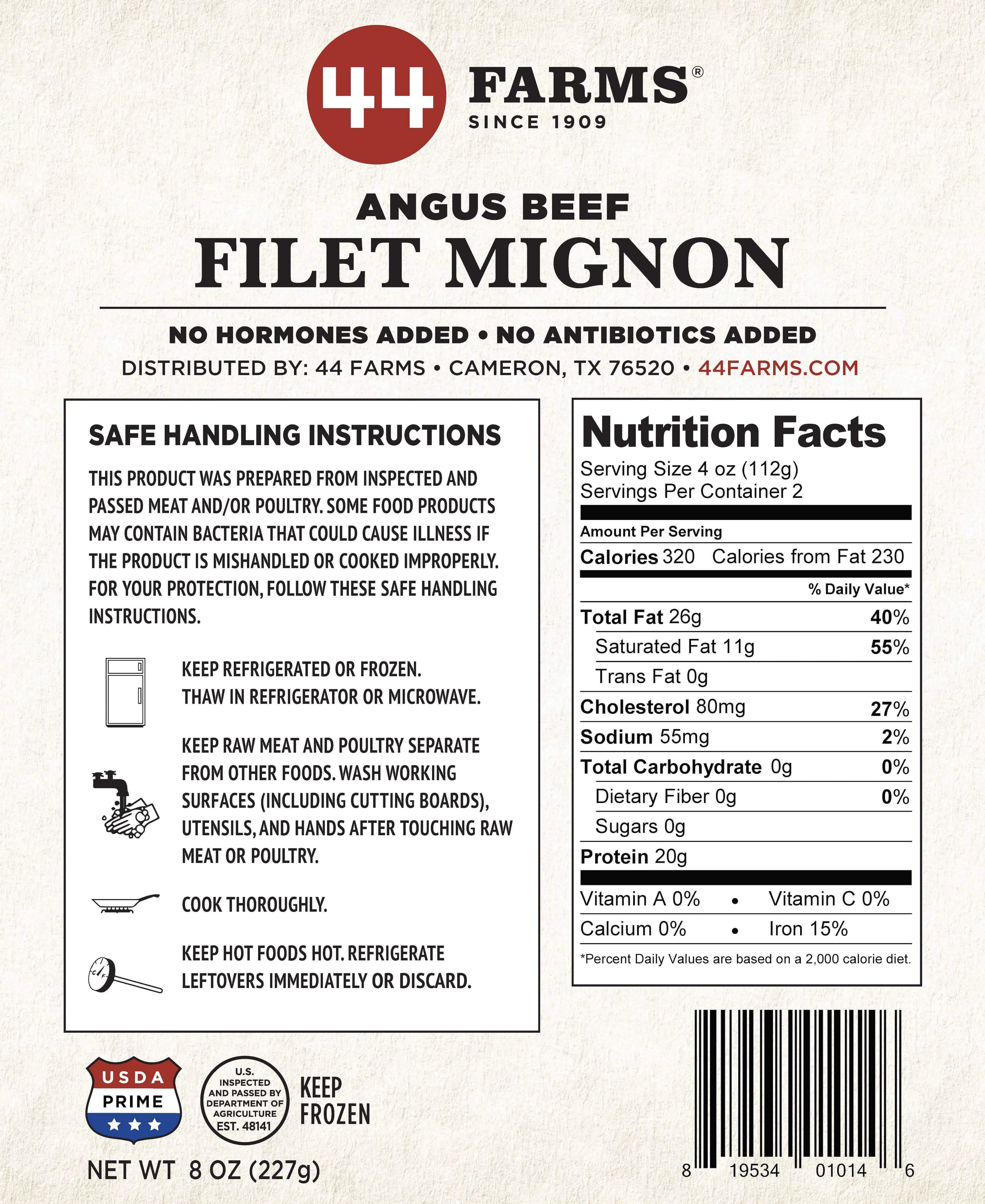 Angus Steaks Prime Pairing, 5 Steaks P4619