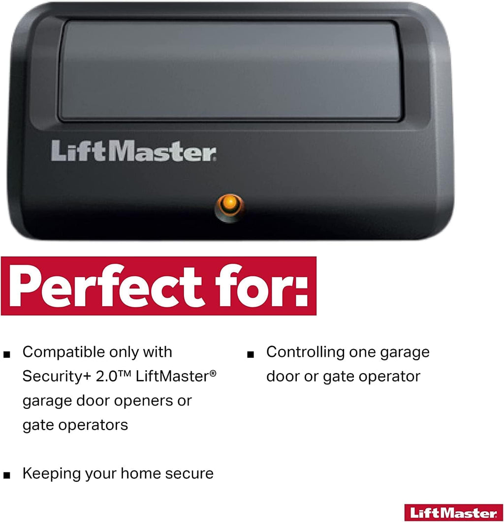 Garage Door Opener Remote Control, Black S1318