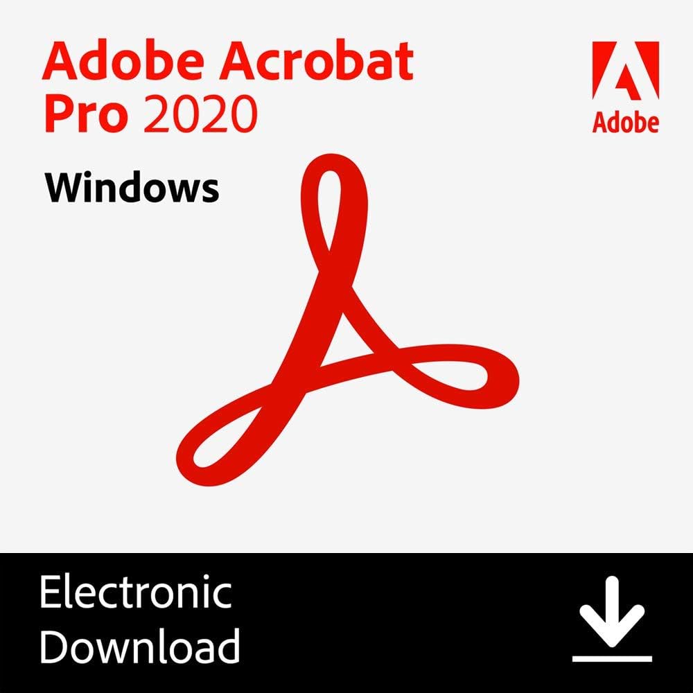 Acrobat Pro 2020 Student & Teacher Edition PC Code T862
