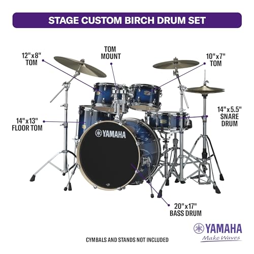 5pc Birch Shell Pack with 22" Kick and 14" Snare E31686
