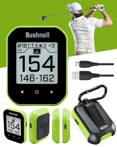 Bushnell Phantom 3 Slope GPS Golf Green with Touchscreen and Magnetic Cart Mount C64332