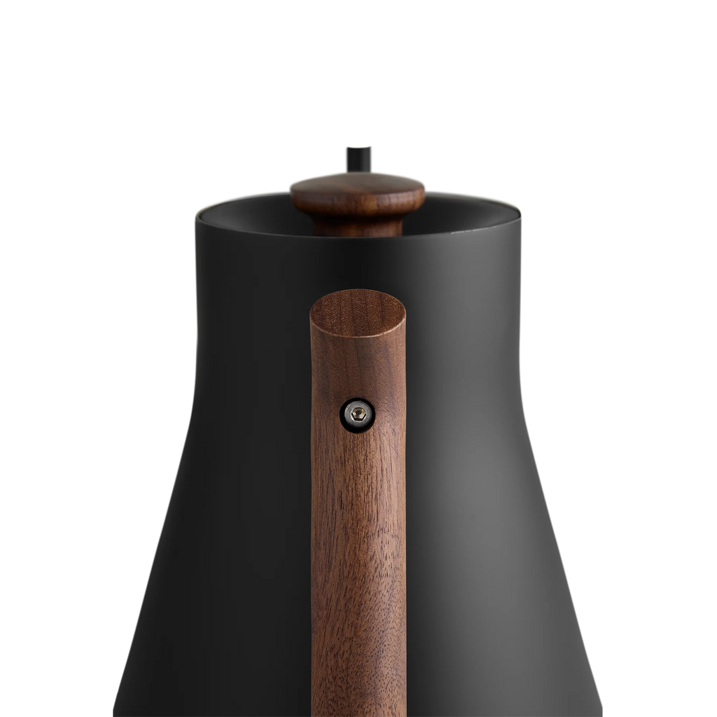 Electric Pour Over Kettle, Matte Black with Walnut Handle T24529