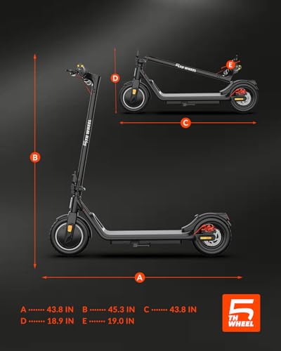 Electric Scooter with 10" Solid Tires, 350W Motor, Foldable for Adults J862290