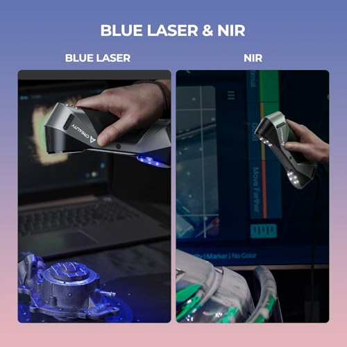 3D Scanner for 3D Printing, Blue Laser, Full-Color Scans Q176