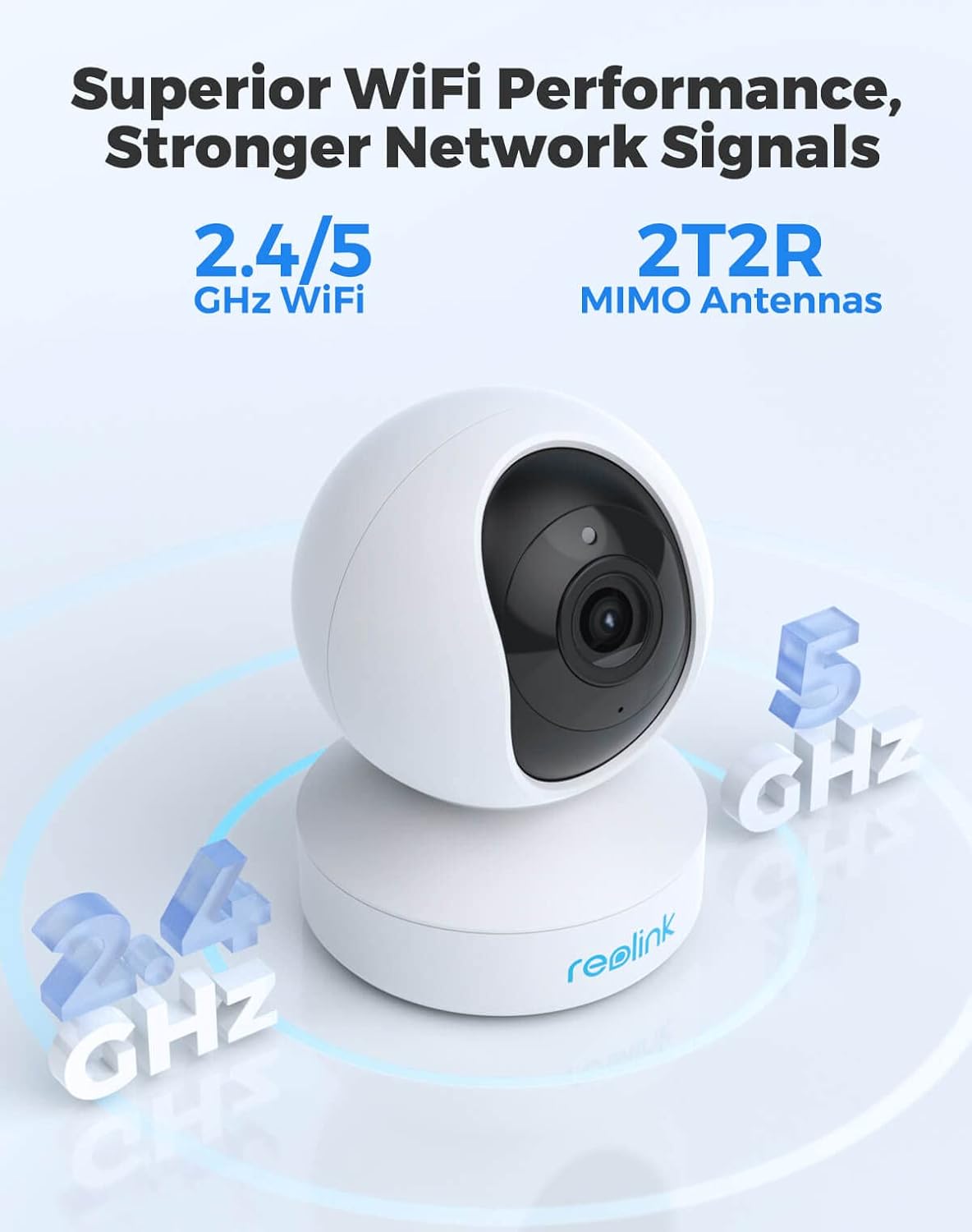 Indoor Security Camera, 5MP WiFi Pan Tilt Zoom with Motion Alerts X698
