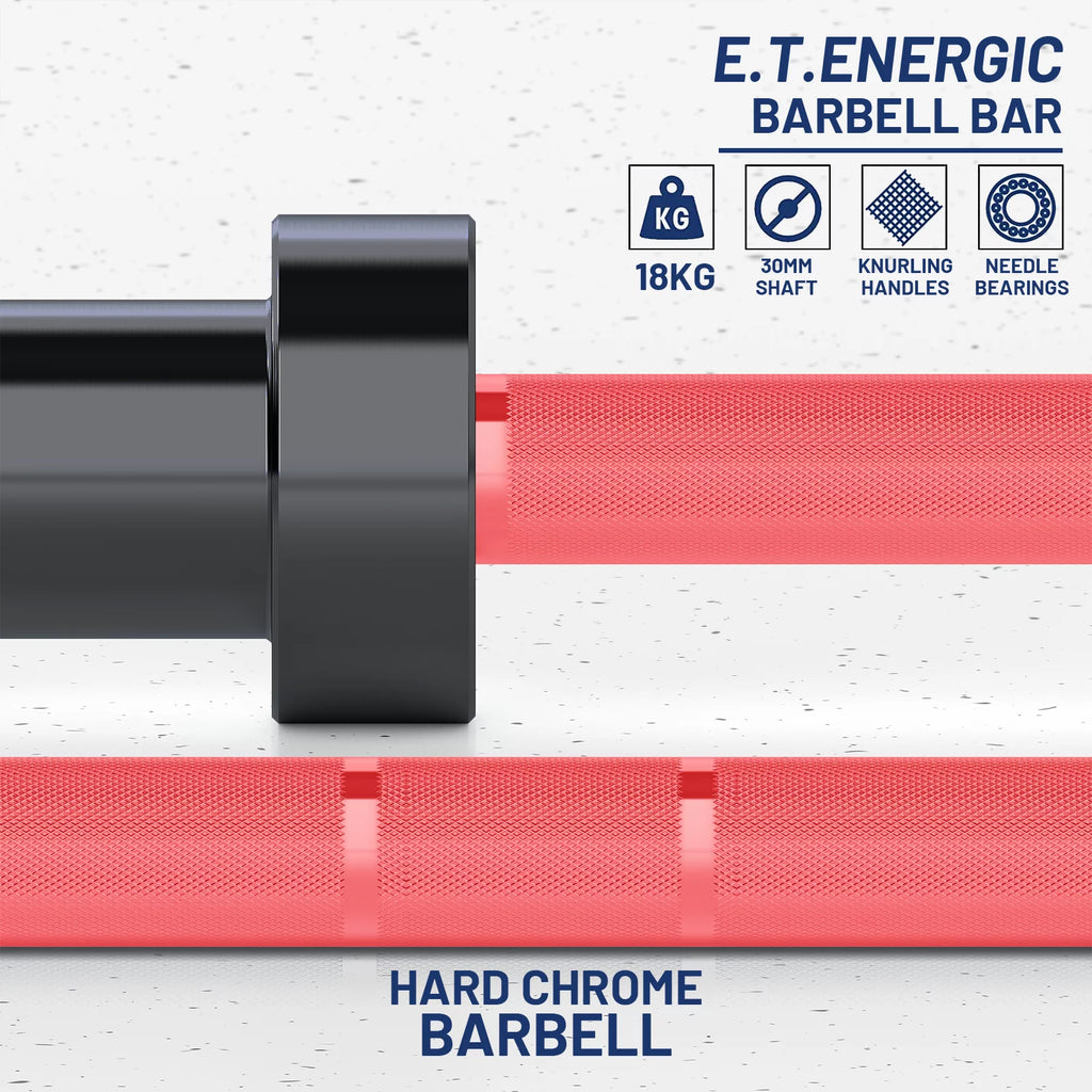 7ft Olympic Barbell for Weightlifting and Powerlifting O7712