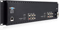 Dual 7" 3RU IPS 1280x800 Broadcast LCD Rack Mount Monitor with 3G-SDI, HDMI, AV Input and Output D71