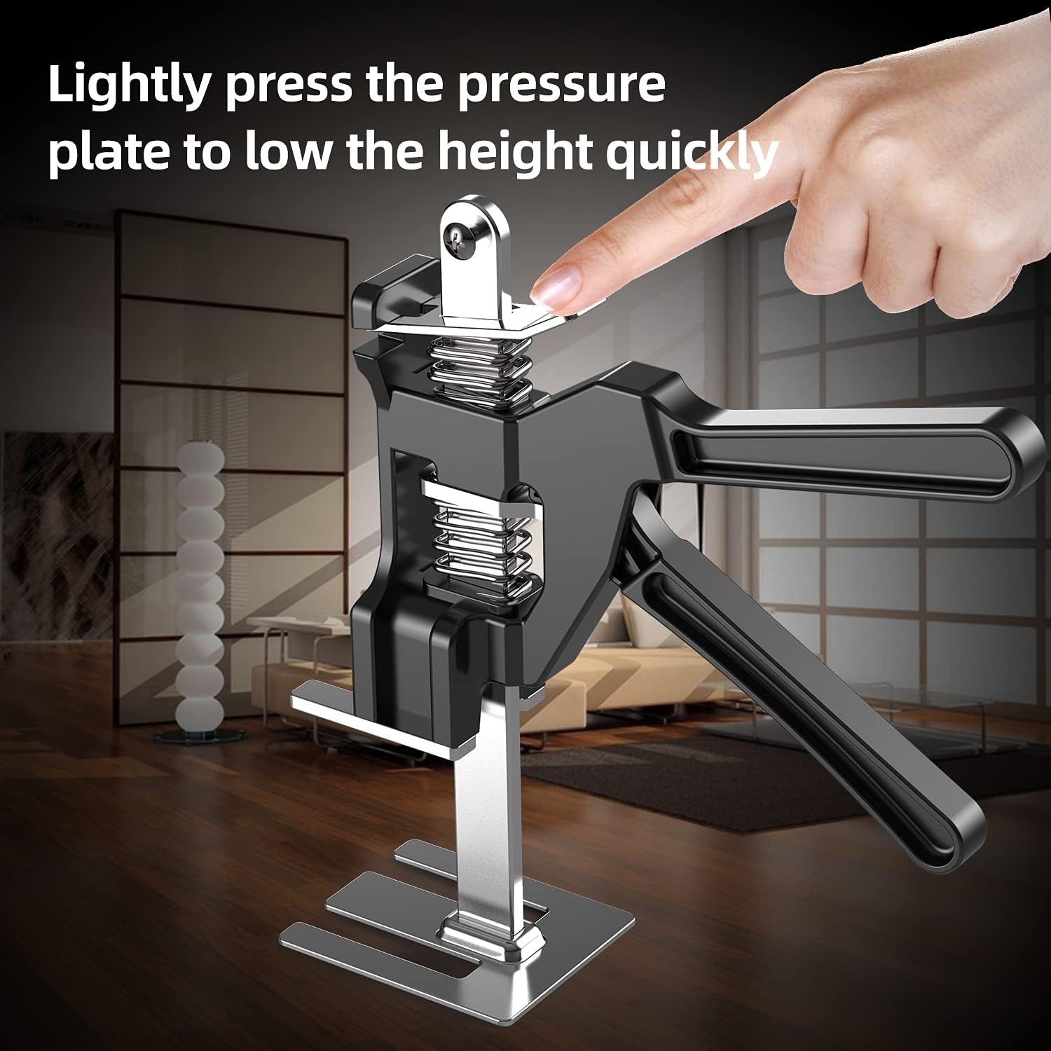 Door Panel Lifting Jack 2-Pack, Drywall Lift up to 308 lb, Height Adjuster K599016
