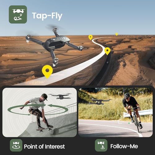 GPS Drone with 4K Camera for Adults, Auto Return, Follow Me, Brushless Motor, 46 Mins Flight L605335