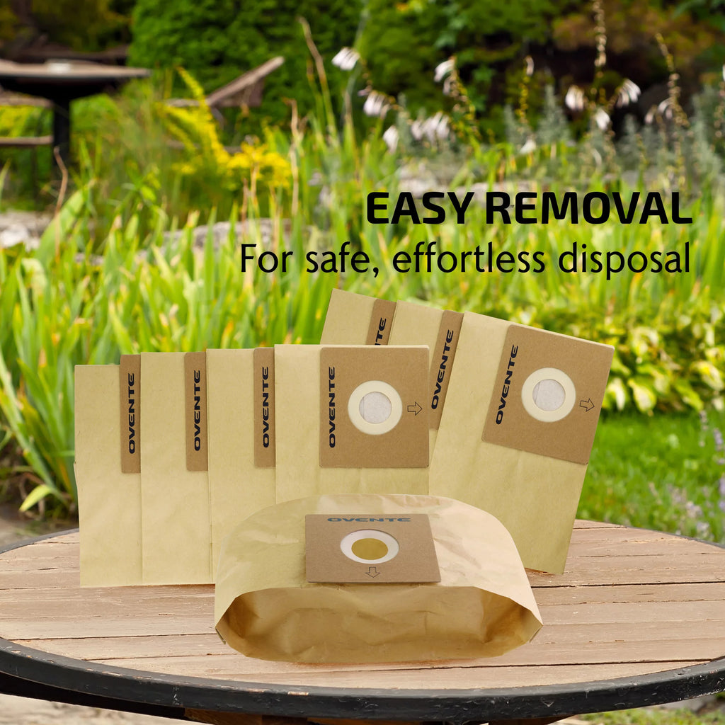 Disposable Compact Dust Bag Replacement for Canister Vacuum Cleaner, 8-Pack J89116