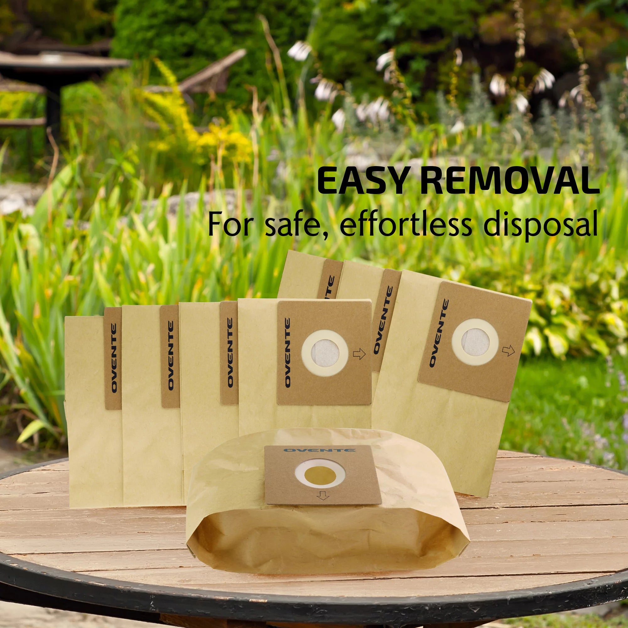 Disposable Compact Dust Bag Replacement for Canister Vacuum Cleaner, 8-Pack J89116