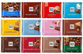 Ritter Sport Assorted Chocolates Randomly Selected Variety Pack, 100G -Bundle Of 12 Full Size Bars-