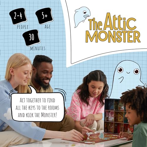 Family Board Game for Kids and Parents, Ages 8+, 2-4 Players P1997