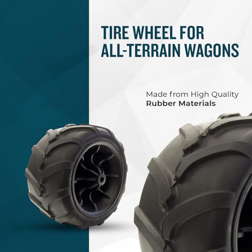 Heavy Duty Solid Tire Wheel for All-Terrain Wagons & Garden Carts A64280