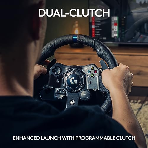 Racing Wheel and Pedals with Force Feedback, Gaming Steering Wheel for PS5, PS4, PC, Mac, Black W946