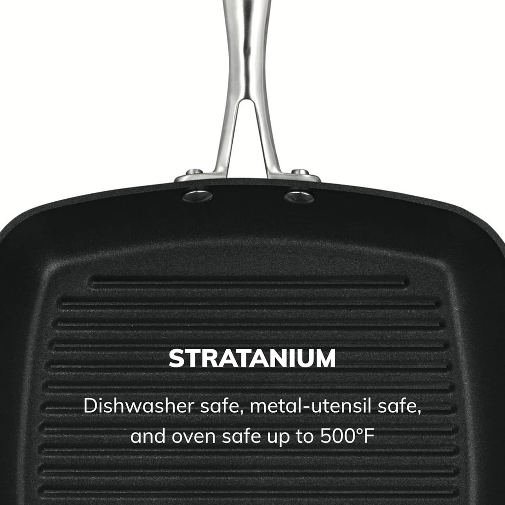 10.5" Square Grill Pan - Nonstick, Oven Safe M201693