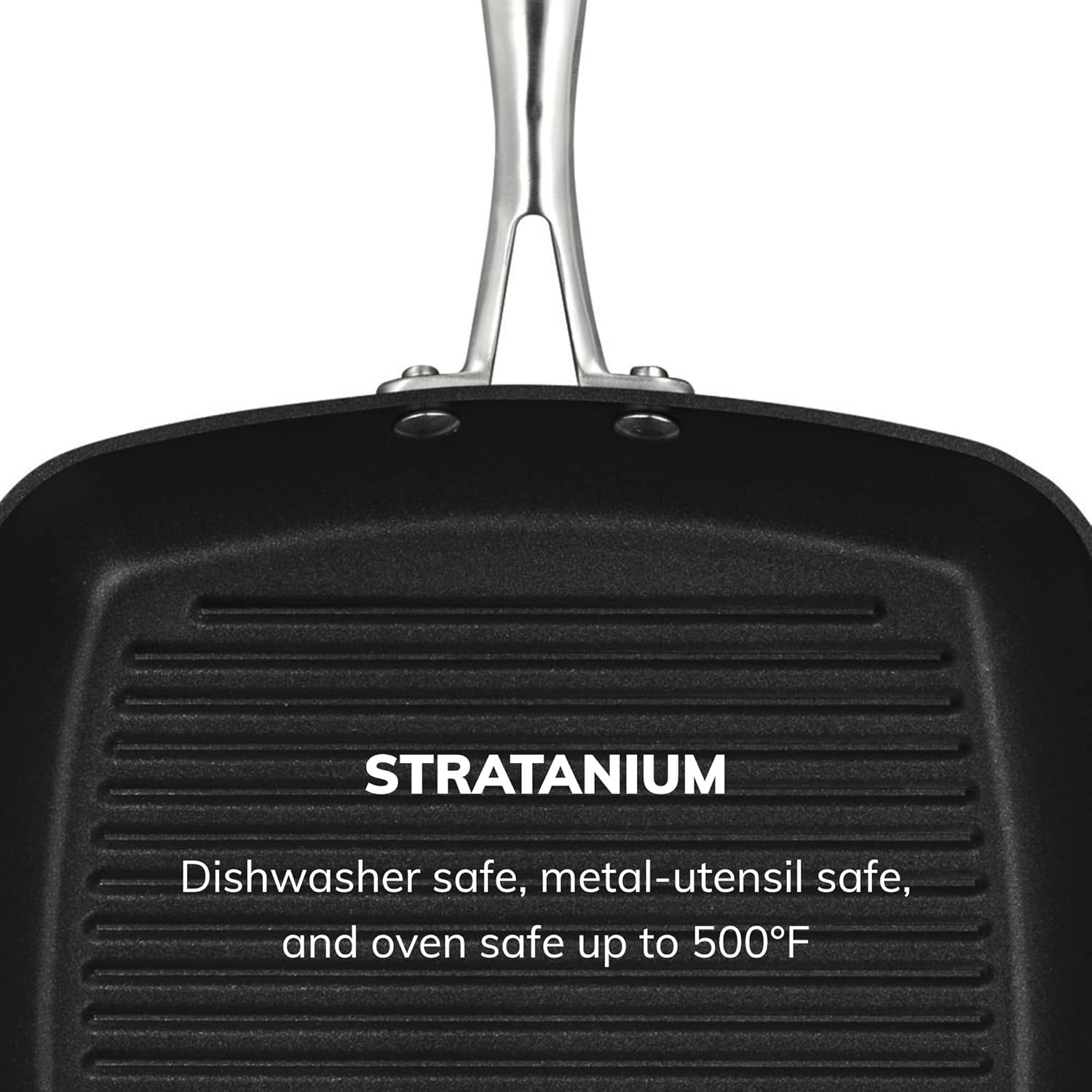 10.5" Square Grill Pan - Nonstick, Oven Safe M201693
