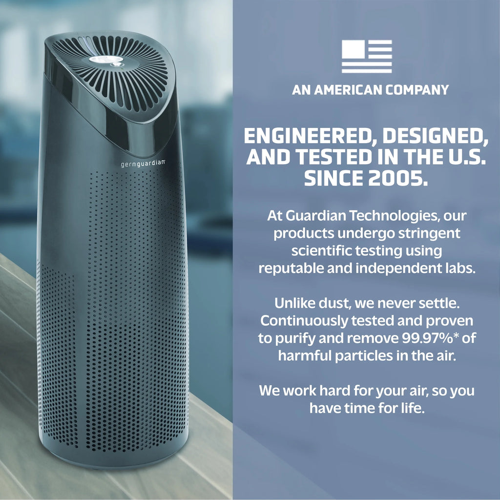 HEPA Air Purifier with UVC Light, Removes Odors, 750 Sq. Ft Y2111