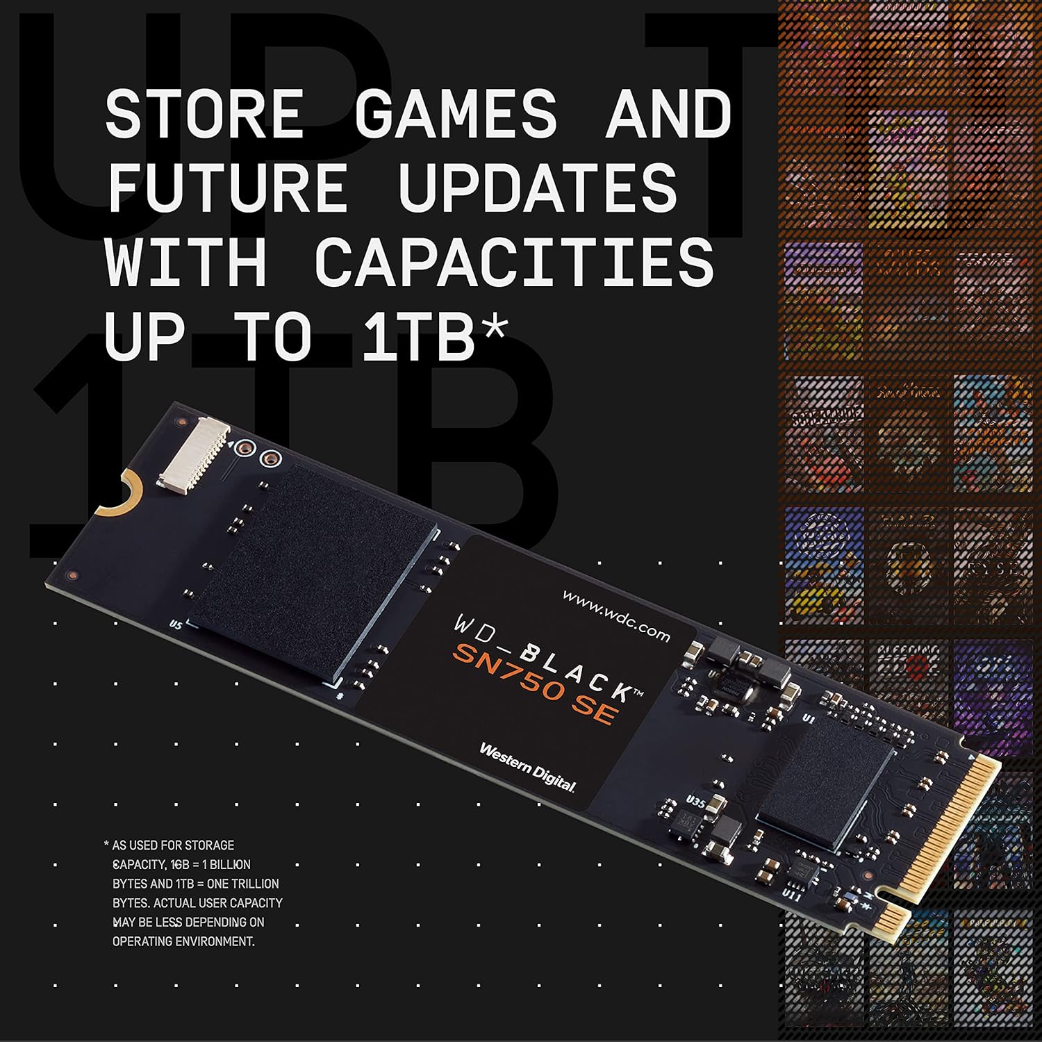 500GB NVMe Internal SSD Solid State Drive - Gen4 PCIe, M.2 2280 Y4727
